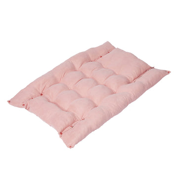 PaWz Pet Bed 2 Way Use Dog Cat Soft Warm Calming Mat Sleeping Kennel Sofa Pink S PaWz